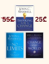 3 Books Collection Set (No Limits; Change Your World; Thinking for a Change)
