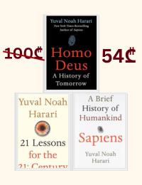 3 Books Collection Set (Sapiens; 21 Lessons for the 21st Century; Homo Deus)