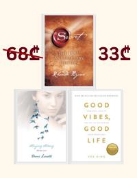 3 Books Collection Set (The Secret; Good Vibes, Good Life; Staying Strong)